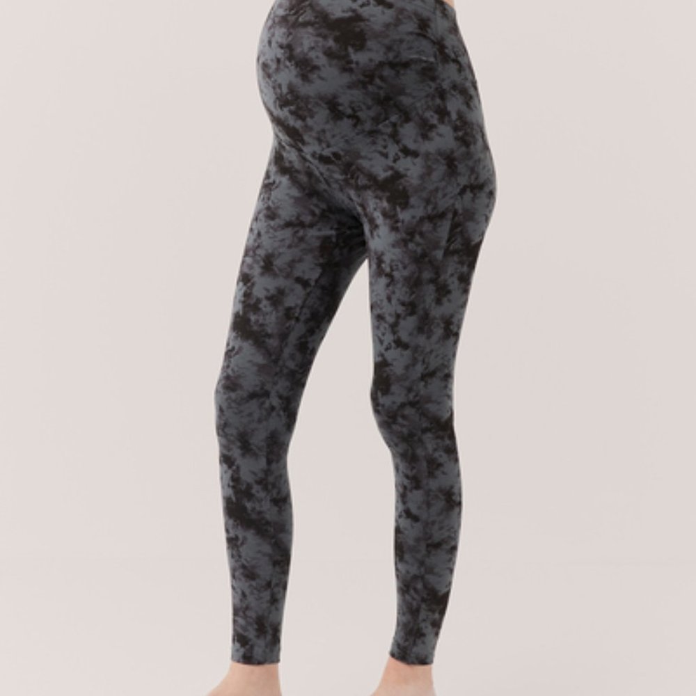 Pact Maternity Purefit Leggings DARK CLOUD